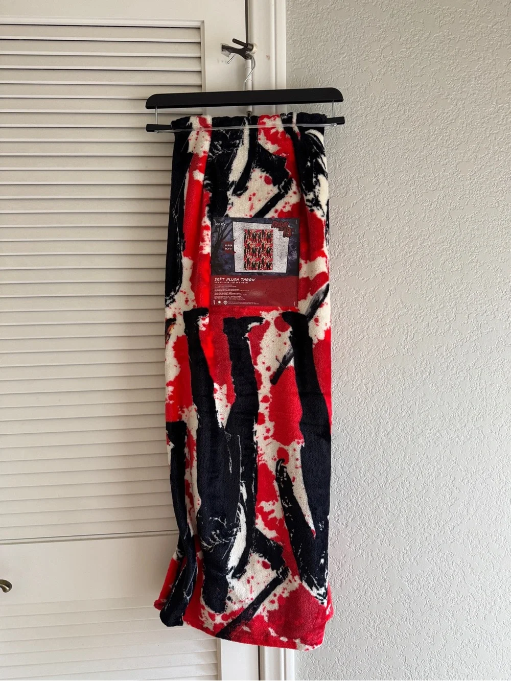 Friday the 13th Halloween Soft Plush Throw Blanket - NEW